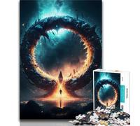 Adult Jigsaw Multiverse Portal 1000 Piece Jigsaw Puzzles for Teenagers,for Educational Game Challenge Toy Unique Home Decor And Gifts 26x38cm