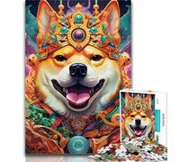 Adult Jigsaw Mutant Corgi 1000 Piece Jigsaw Puzzles for Adults,Interesting Stress Reduction Parent-child Interaction 50x75cm