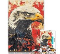 Adult Jigsaw Mysterious Eagle 1000 Piece Jigsaw Puzzles for Teenagers Gifts,Educational Games Home Decoration Artists Collection, Fine Art 50x75cm