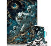 Adult Jigsaw Mysterious Elephant Jigsaw Puzzles for Adults 1000,Family Game Stress Reliever Difficult Challenge Secret Santa Gifts 50x75cm