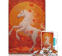 Adult Jigsaw Mysterious Unicorn 1000 Pieces Jigsaw Puzzles for Adults And Teens,Classic Educational Games Beautiful Decoration 50x75cm
