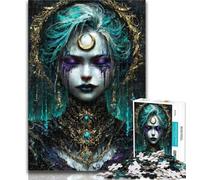 Adult Jigsaw Mystical Nature Spirit 1000 Piece Jigsaw Puzzles for Teenagers Gifts,Educational Games Home Decoration Artists Collection, Fine Art 26x38cm