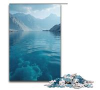 Adult Jigsaw Near The Water 1000 Piece Puzzle Wooden Puzzle for Adults & Kids Age 12 Up Educational Toy 1000 PCS(38x26cm)