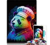 Adult Jigsaw Panda Cooks 1000 Piece Jigsaw Puzzle for Adults Teens,Toys Educational Games Stress Relieving Great Gifts And Toys (50x75cm)