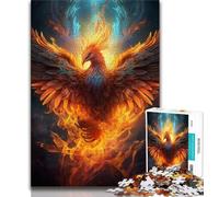 Adult Jigsaw Phoenix Spirit 1000 Piece Jigsaw Puzzles for Adults,Interesting Stress Reduction Parent-child Interaction (26x38cm)