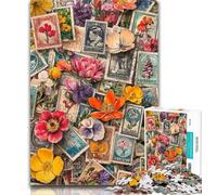 Adult Jigsaw Plants And Flowers Collage 1000 Piece Jigsaw Puzzles for Teenagers,Train Your Brain And Hands Birthday Present, Gifts 26x38cm