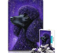Adult Jigsaw Poodle 1000 Piece Jigsaw Puzzles for Teenagers,Train Your Brain And Hands Birthday Present, Gifts 50x75cm