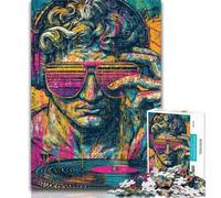 Adult Jigsaw Pop-art Michelangelos David Statue Jigsaw Puzzles 1000 Pieces for Adults Teens,with Fully Interlocking Randomly Shaped Pieces for And 14 Years Old 50x75cm