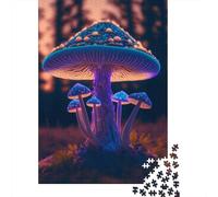 Adult Jigsaw Puzzle 1000 A Group Of Magic Mushrooms Puzzle Jigsaws for Adults Educational Game Challenge Toy 1000pcs (38x26cm)