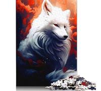 Adult Jigsaw Puzzle 1000 Animal Art Fox Puzzle Jigsaws Puzzles for Adults Educational Game Challenge Toy 1000pcs (75x50cm)