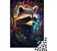 Adult Jigsaw Puzzle 1000 Animal Civet Cat Puzzle Jigsaws for Adults Educational Game Challenge Toy 1000pcs (75x50cm)