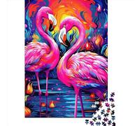 Adult Jigsaw Puzzle 1000 Art Animal Flamingo Puzzle Jigsaws for Adults Educational Game Challenge Toy 1000pcs (75x50cm)