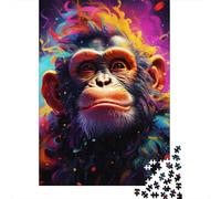Adult Jigsaw Puzzle 1000 Art Monkey Puzzle Jigsaws for Adults Educational Game Challenge Toy 1000pcs (38x26cm)