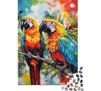 Adult Jigsaw Puzzle 1000 Art Parrot Animal Puzzle Jigsaws Puzzles for Adults Educational Game Challenge Toy 1000pcs (75x50cm)
