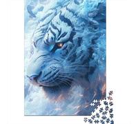 Adult Jigsaw Puzzle 1000 Artistic Tiger Puzzle Jigsaws for Adults Educational Game Challenge Toy 1000pcs (75x50cm)