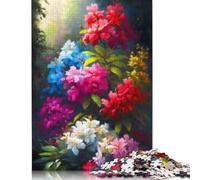 Adult Jigsaw Puzzle 1000 Flowers Mom Mother Azalea Puzzle Jigsaws Puzzles for Adults Educational Game Challenge Toy 1000pcs (38x26cm)