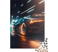 Adult Jigsaw Puzzle 1000 Futuristic Supersport Car Puzzle Jigsaws Puzzles for Adults Educational Game Challenge Toy 1000pcs (75x50cm)