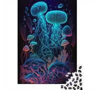 Adult Jigsaw Puzzle 1000 Glowing Sea Life1 Puzzle Jigsaws for Adults Educational Game Challenge Toy 1000pcs (38x26cm)