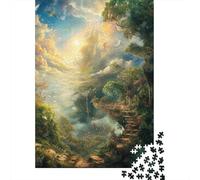 Adult Jigsaw Puzzle 1000 Heaven Puzzle Jigsaws for Adults Educational Game Challenge Toy 1000pcs (75x50cm)