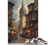 Adult Jigsaw Puzzle 1000 Istanbul Turkey Beauty Puzzle Jigsaws Puzzles for Adults Educational Game Challenge Toy 1000pcs (38x26cm)