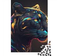 Adult Jigsaw Puzzle 1000 Jaguar Puzzle Jigsaws for Adults Educational Game Challenge Toy 1000pcs (75x50cm)