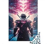 Adult Jigsaw Puzzle 1000 Japanese Samurai Puzzle Jigsaws Puzzles for Adults Educational Game Challenge Toy 1000pcs (38x26cm)