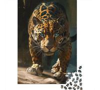 Adult Jigsaw Puzzle 1000 Leopard Puzzle Jigsaws Puzzles for Adults Educational Game Challenge Toy 1000pcs (75x50cm)