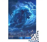 Adult Jigsaw Puzzle 1000 Lion Puzzle Jigsaws for Adults Educational Game Challenge Toy 1000pcs (38x26cm)