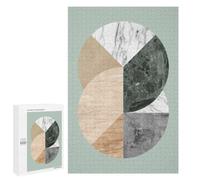 Adult Jigsaw Puzzle, 1000 PCS, Featuring Composition of Textures 4 Artwork, An Absorbing Project for Relaxed Weekends, for Family Nights