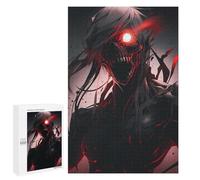 Adult Jigsaw Puzzle, 1000 PCS, Featuring Dark Entity with Glowing Eye Artwork, A Mindful Leisure Activity for Puzzle Lovers, for Indoor Play