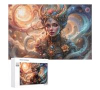 Adult Jigsaw Puzzle, 1000 PCS, Featuring Goddess Freyas Cosmic Dream Realm Artwork, Versatile Leisure for Adults Who Enjoy Jigsaws, for Family Fun