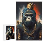 Adult Jigsaw Puzzle, 1000 PCS, Featuring Gorilla Fantasy Genre Artwork, An Absorbing Project for Relaxed Weekends, for Family Nights