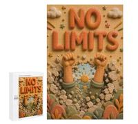 Adult Jigsaw Puzzle, 1000 PCS, Featuring No Limits Claymation Art Artwork, A Focused Activity for Patient Adult Puzzlers, for Indoor Play
