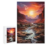 Adult Jigsaw Puzzle, 1000 PCS, Featuring The Grand Canyon Artwork, A Detailed Puzzle Experience for Adult Hobbyists, at Home