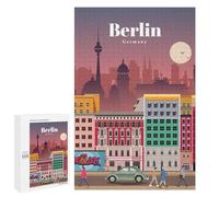 Adult Jigsaw Puzzle, 1000 PCS, Featuring Travel to Berlin Artwork, A Detailed Puzzle Experience for Adult Hobbyists, at Home