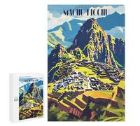 Adult Jigsaw Puzzle, 1000 PCS, Featuring Vibrant Machu Picchu Artwork, An Absorbing Project for Relaxed Weekends, for Indoor Play
