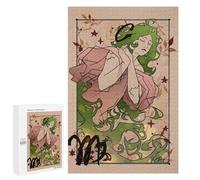 Adult Jigsaw Puzzle, 1000 PCS, Featuring Virgo Personification Artwork, An Absorbing Project for Relaxed Weekends, for Family Nights