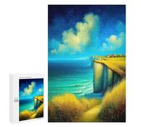 Adult Jigsaw Puzzle, 1000 PCS, Featuring White Cliffs of Dover Artwork, A Mindful Leisure Activity for Puzzle Lovers, for Indoor Play