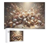 Adult Jigsaw Puzzle, 1000 PCS, with Detailed Easter Egg Decorations Artwork, A Creative Way to Unwind after A Busy Day, for Family Fun