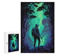 Adult Jigsaw Puzzle, 1000 PCS, with Detailed Jungle Explorer Artwork, An Absorbing Project for Relaxed Weekends, for Indoor Play