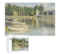 Adult Jigsaw Puzzle, 1000 PCS, with Detailed The Argenteuil Bridge Artwork, A Creative Way to Unwind after A Busy Day, for Cosy Nights