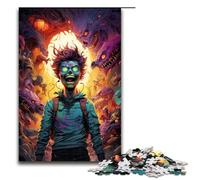 Adult Jigsaw Puzzle 1000 Pieces, Adult Jigsaw Puzzle Colorful Psychedelic Gangster Zombies 1000 Piece Puzzle Game