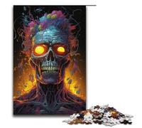 Adult Jigsaw Puzzle 1000 Pieces, Adult Jigsaw Puzzle Colorful Psychedelic Gangster Zombies 1000 Piece Puzzle Game