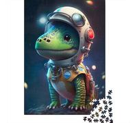 Adult Jigsaw Puzzle, 1000 Pieces, Astronaut Space Dinosaur, 52x38cm/1000pcs, Shared Puzzle Activity, Time Around The Table And Weekend Downtime