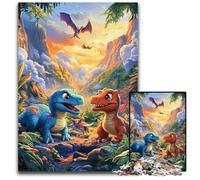 Adult Jigsaw Puzzle 1000 Pieces Baby Dinosaur Wooden Puzzles Fun Games, Is Ideal As A Gift for The Whole Family for for Age 14 50X75CM