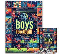 Adult Jigsaw Puzzle 1000 Pieces Ball Sports Collage Cardboard Puzzles Educational Challenge, Deal As Gifts for The Whole Family for 14+ 26X38CM