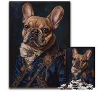 Adult Jigsaw Puzzle 1000 Pieces Bar Bulldog Cardboard Jigsaw Puzzles Brain Teaser, Unique Birthday And Gifts for Age 14 Years Up 26X38CM