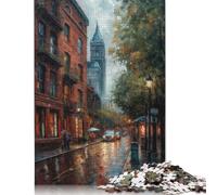 Adult Jigsaw Puzzle 1000 Pieces Boston Charm USA Puzzle for Adults And Teenager Puzzles for Adults Teens 1000pcs (75x50cm)