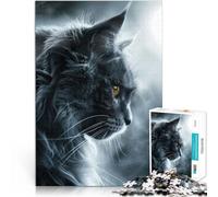 adult jigsaw puzzle 1000 pieces “British Shorthair Cat” Made of cardboard，for and 14 years and over family fun games great size：38x52cm/14.96x20.47inch