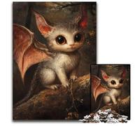 Adult Jigsaw Puzzle 1000 Pieces Cat Demon Cardboard Puzzles Fun Games, Is Ideal As A Gift for The Whole Family for for Age 14 26X38CM